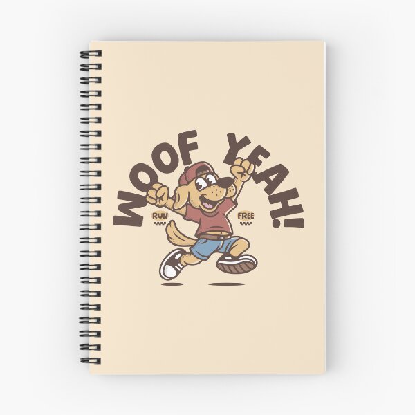 Item preview, Woof Yeah! Funny Running Dog Cartoon – Motivational Sport Design designed and sold by adipra.