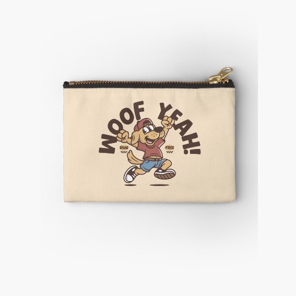 Item preview, Woof Yeah! Funny Running Dog Cartoon – Motivational Sport Design designed and sold by adipra.
