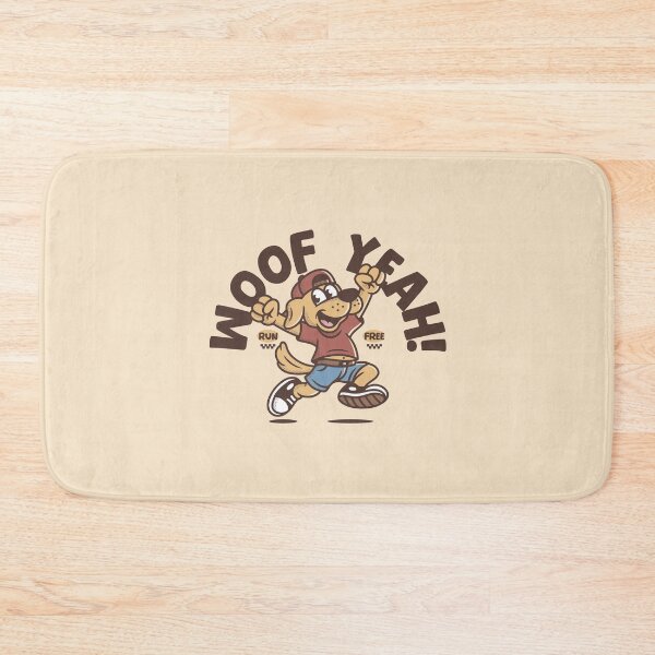 Item preview, Woof Yeah! Funny Running Dog Cartoon – Motivational Sport Design designed and sold by adipra.