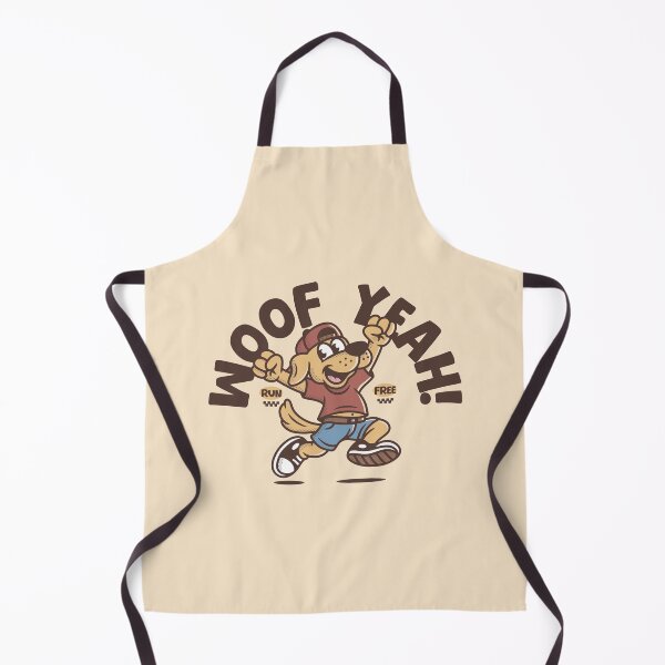 Item preview, Woof Yeah! Funny Running Dog Cartoon – Motivational Sport Design designed and sold by adipra.