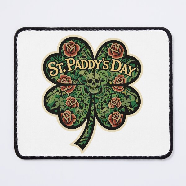 Item preview, St Paddys Day Skull Clover designed and sold by hunting4designs.