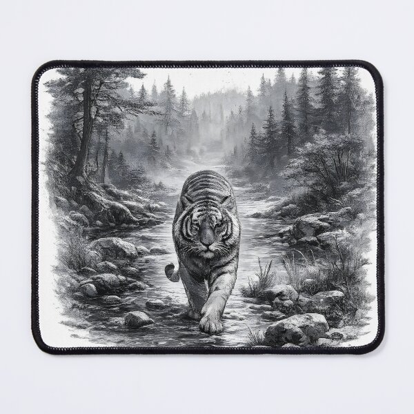 Item preview, Tiger engraving look designed and sold by AggAverse.