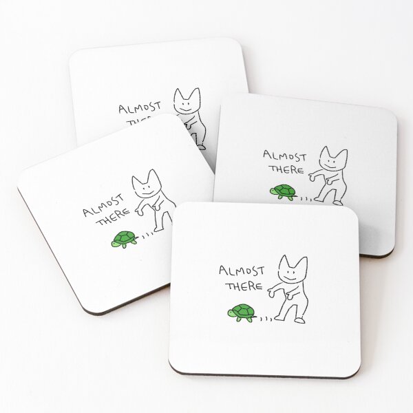 Item preview, Almost There Cat Illustration | Slow Progress Meme Art designed and sold by lazydayz16.