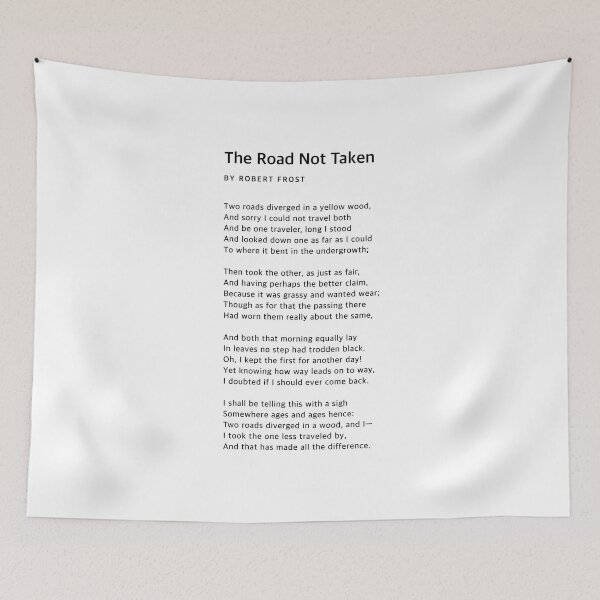 Item preview, The Road Not Taken by Robert Frost  designed and sold by corbrand.