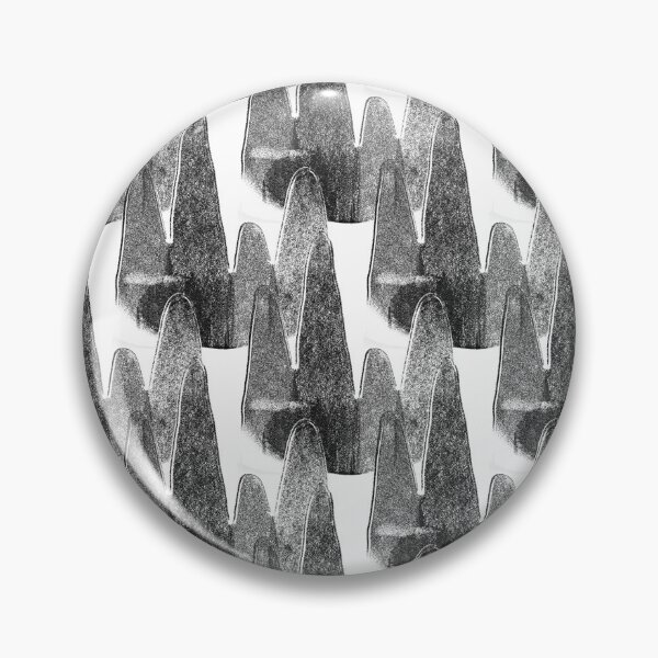 Item preview, Abstract Vertical Mountain Landscape Pattern in Gray designed and sold by Artistestella.