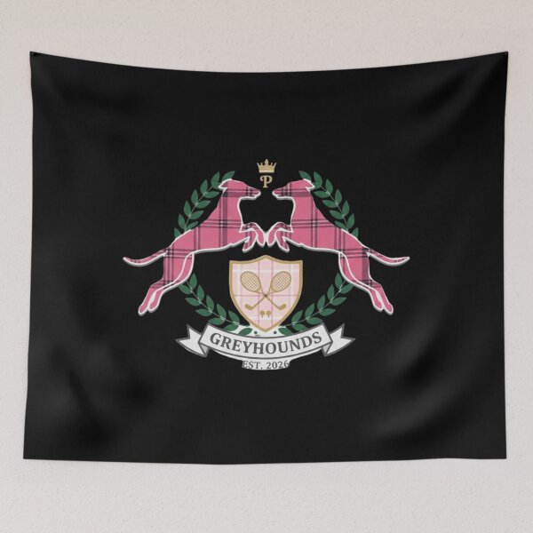Item preview, Pink plaid greyhounds  designed and sold by Roxburylane.