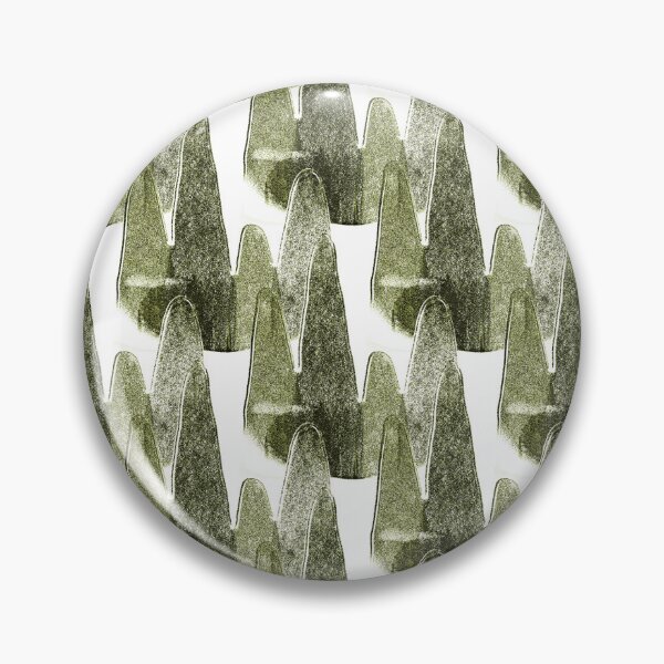 Item preview, Abstract Vertical Mountain Landscape Pattern in Green designed and sold by Artistestella.