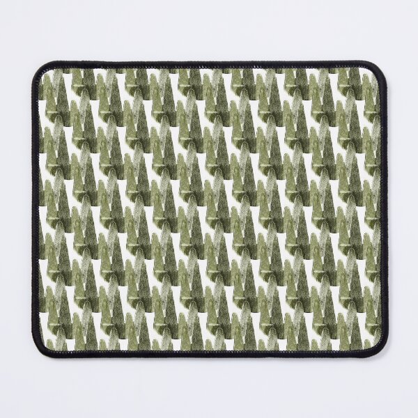 Item preview, Abstract Vertical Mountain Landscape Pattern in Green designed and sold by Artistestella.