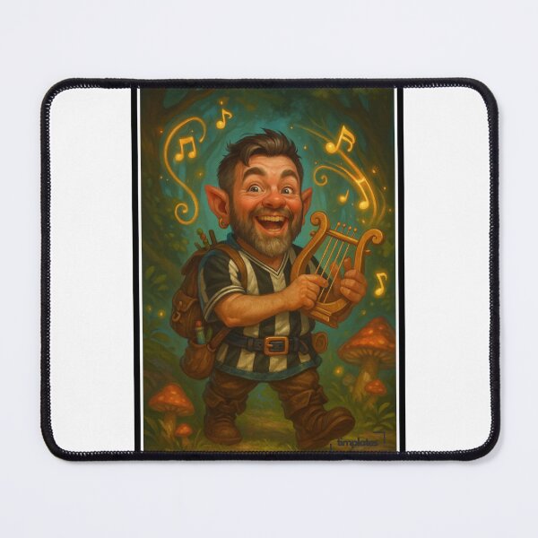 Item preview, DnD inspired Geordie Bard Fan art designed and sold by Timplates.