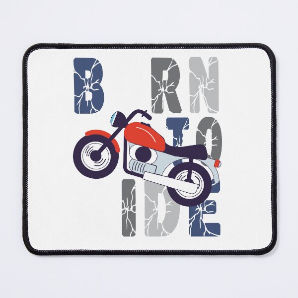 Item preview, Born to Ride Typography Poster with Vintage Motorcycle Vector Illustration designed and sold by iamshibsankar.