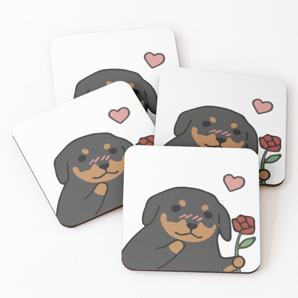 Item preview, Shy doberman With A Rose designed and sold by WhatsupDawg.