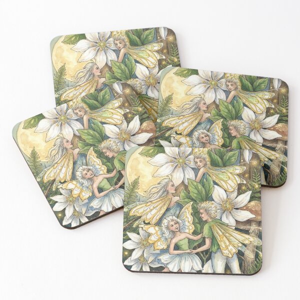 Item preview, Clematis fairies, patupaiarehe designed and sold by Faerieglen.