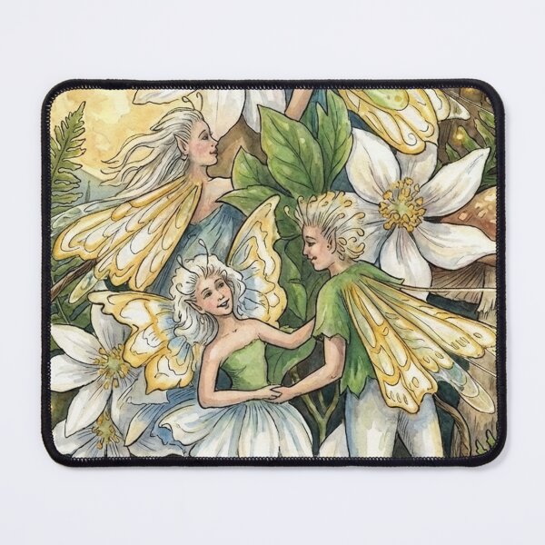 Item preview, Clematis fairies, patupaiarehe designed and sold by Faerieglen.