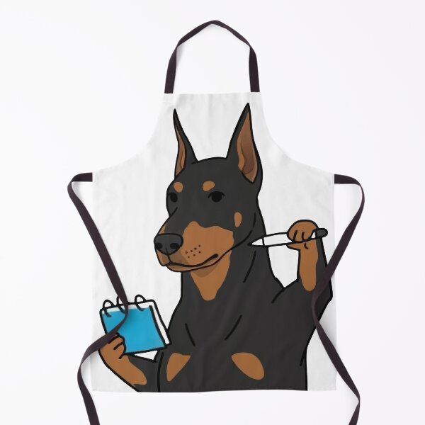 Item preview, Doberman Pretending To Be Productive designed and sold by WhatsupDawg.