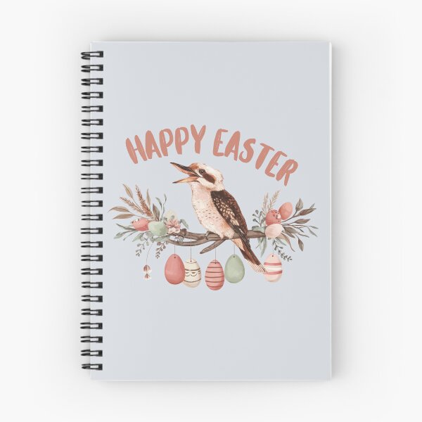 Item preview, Australian Easter Kookaburra – Cute Native Bird with Easter Eggs designed and sold by Wennebabs.