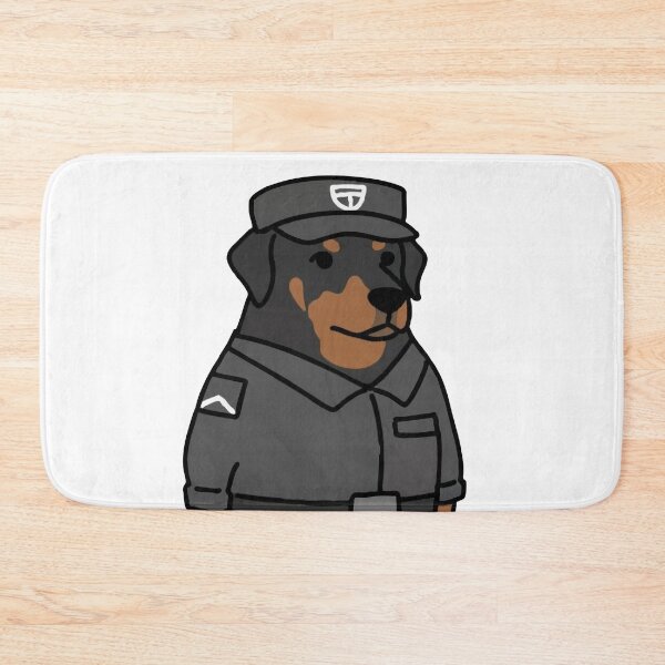 Item preview, Doberman Officer Standing On Duty designed and sold by WhatsupDawg.