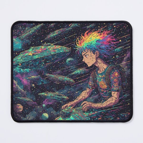 Item preview, Primary: Neon Overdrive: The Lost Synthwave Space Opera  Alternative: Cyber-Psychedelic Chaos: A Retro-Futurist Dreamscape designed and sold by Design Repo.