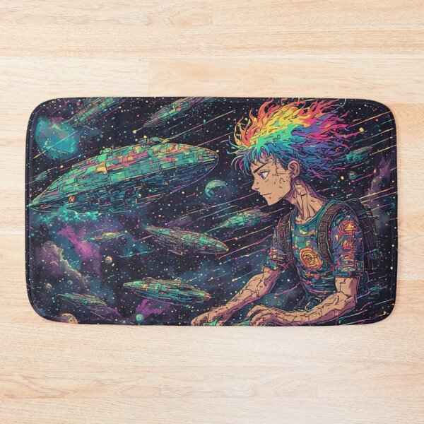 Item preview, Primary: Neon Overdrive: The Lost Synthwave Space Opera  Alternative: Cyber-Psychedelic Chaos: A Retro-Futurist Dreamscape designed and sold by Design Repo.
