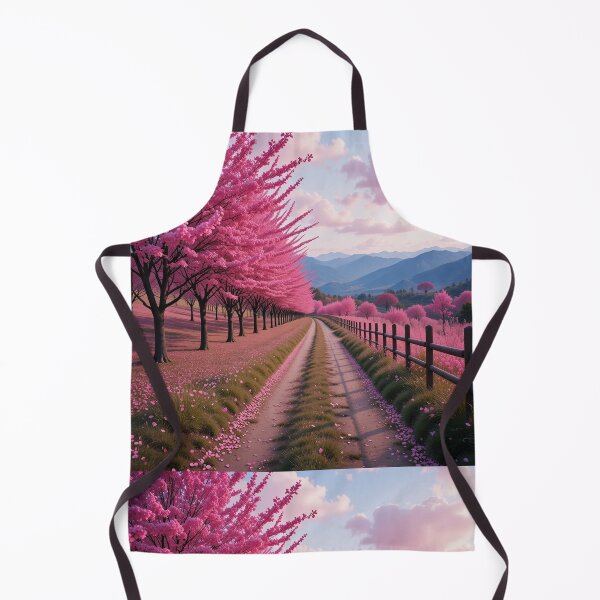 Item preview, Dreamlike Pink Blossom Path designed and sold by PixelVibe782.