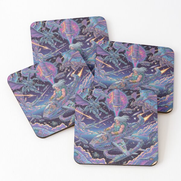 Item preview, Primary: Neon Overdrive: The Lost Synthwave Space Opera  Alternative: Cyber-Psychedelic Chaos: A Retro-Futurist Dreamscape designed and sold by Design Repo.