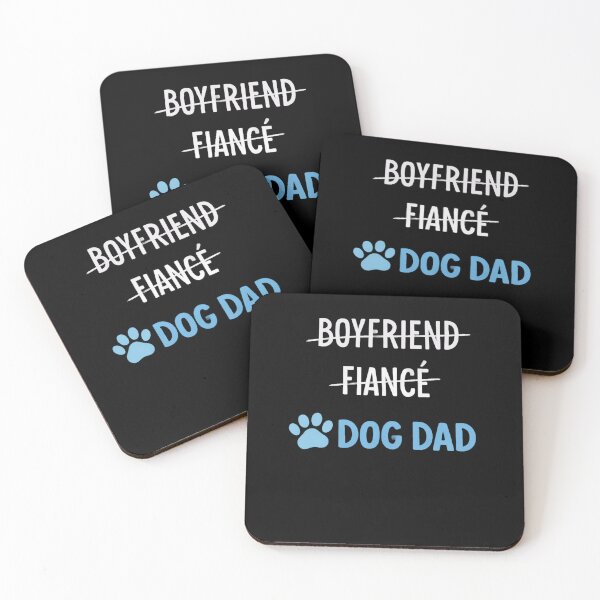 Item preview, Boyfriend Fiancé Dog Dad Funny Dog Lover Text Design designed and sold by AlienTechs.