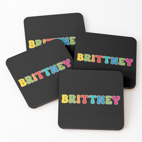 Item preview, ❤️ Brittney Personalized Name Wavy Retro Shirt, Coffee Mug, Sticker Gift designed and sold by HelixPedia.