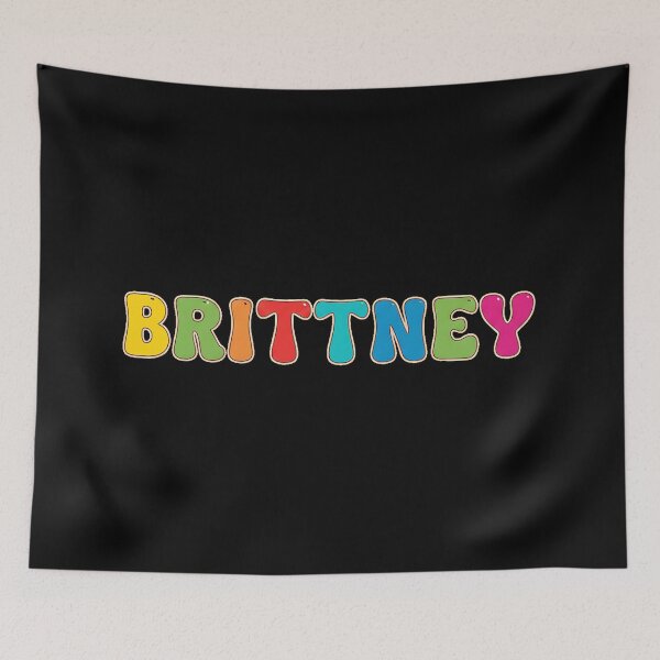 Item preview, ❤️ Brittney Personalized Name Wavy Retro Shirt, Coffee Mug, Sticker Gift designed and sold by HelixPedia.