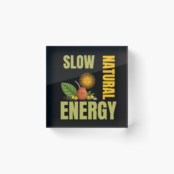 Item preview, Slow Natural Energy - Yerba Mate Aesthetic designed and sold by GentleStudio.