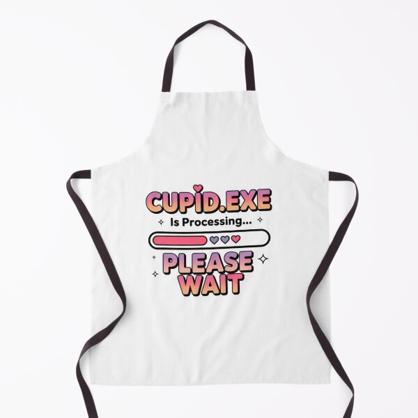 Item preview, Cupid.exe Is Processing Please Wait. Funny Tech Love Loading Typography designed and sold by Aarvya Fashion Club ( A.F.C ).