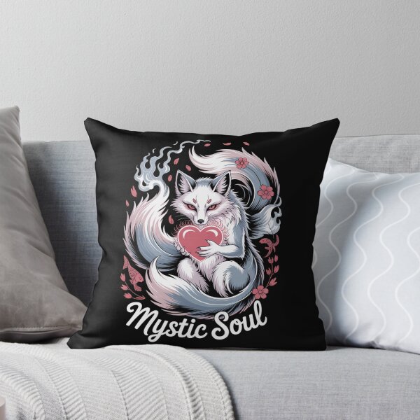 Item preview, Mystic Soul - Japanese Kitsune Fox Heart Valentine Spirit designed and sold by DarylWelsh2024.