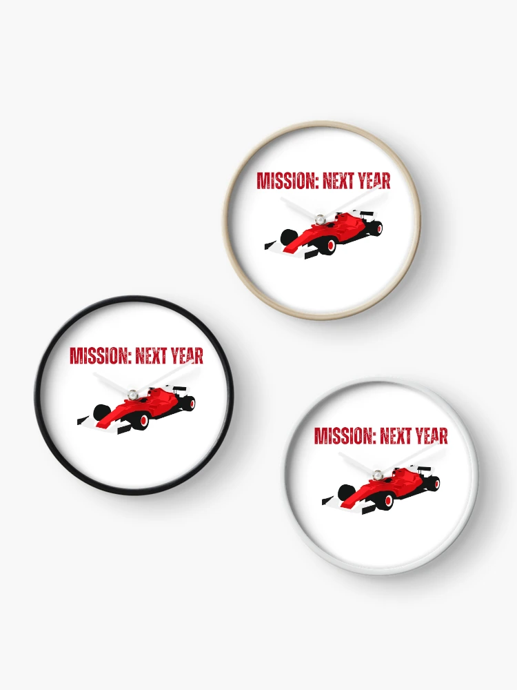 Thumbnail 3 of 4, Clock, Mission Delayed Racing Laugh designed and sold by hmd24.