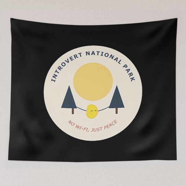 Item preview, Introvert National Park Badge designed and sold by crcdhmdefr20.