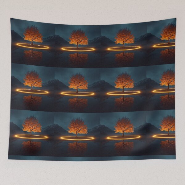 Item preview, Lantern Tree in the Dark Valley designed and sold by PixelVibe782.