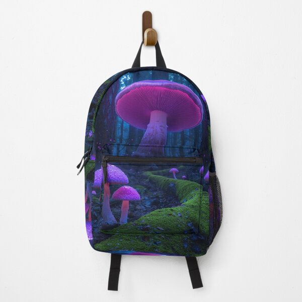 Item preview, Bioluminescent Mushroom Forest designed and sold by PixelVibe782.