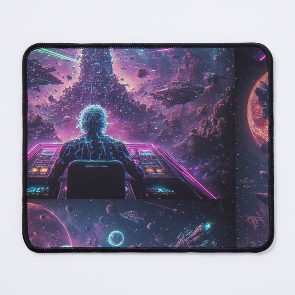 Item preview, Primary: Neon Overdrive: The Lost Synthwave Space Opera Alternative: Cyber-Psychedelic Chaos: A Retro-Futurist Dreamscape designed and sold by Design Repo.