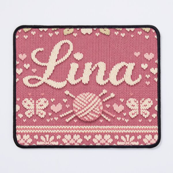 Item preview, Lina knitting design with flowers and butterflies designed and sold by Mauswohn.