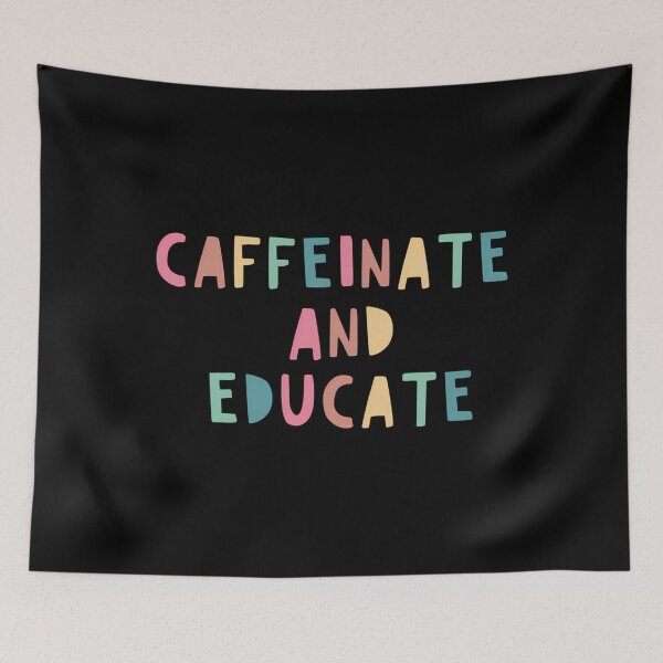 Item preview, Caffeinated And Educated Teacher designed and sold by crcdhmdefr20.