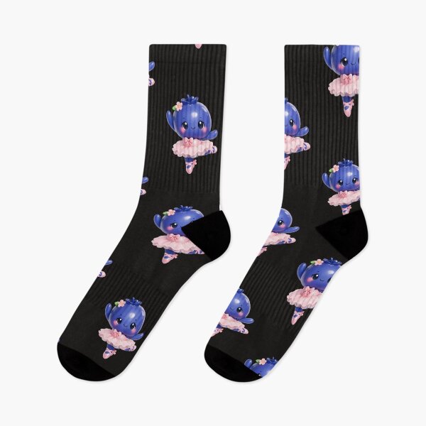 Item preview, Cute Blueberry Ballerina | Kawaii Wholesome Fruit Character Art designed and sold by Moons Studio.