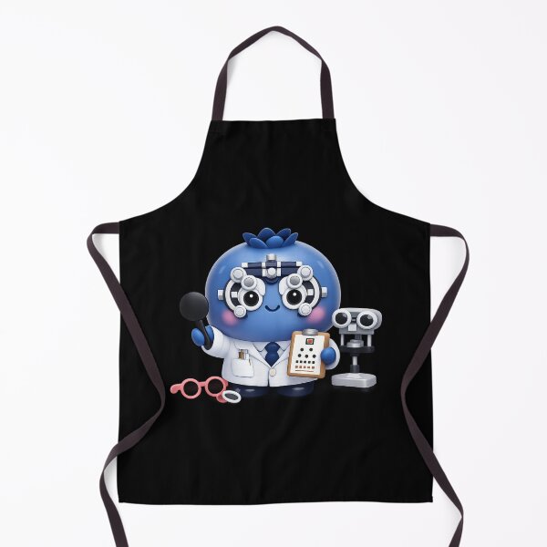 Item preview, Cute Blueberry Optometrist | Kawaii Fruit Eye Doctor Character Art designed and sold by Moons Studio.
