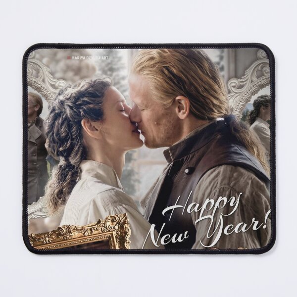 Item preview, Outlander | Happy New Year | Claire & Jamie designed and sold by Mariya Dzyuba Art.