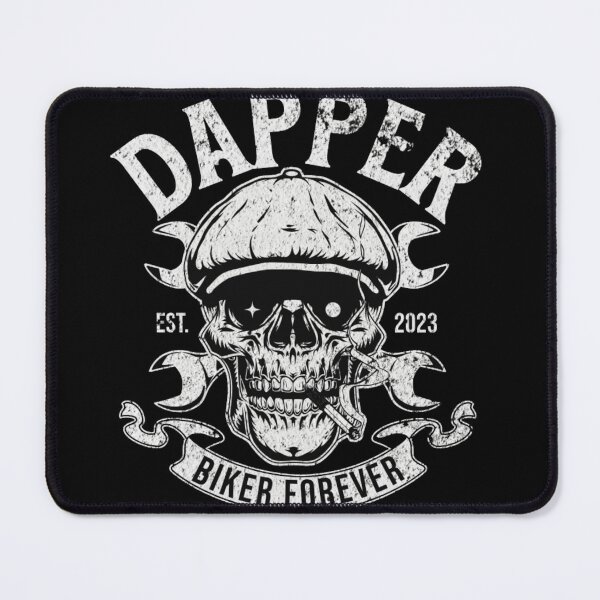 Item preview, Dapper Biker Forever - Vintage Skull and Wrenches Mechanic Art designed and sold by GenZFashion000.