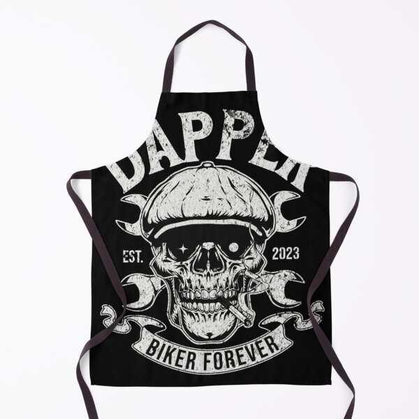 Item preview, Dapper Biker Forever - Vintage Skull and Wrenches Mechanic Art designed and sold by GenZFashion000.