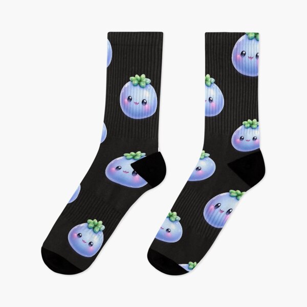 Item preview, Cute Blueberry | Kawaii Fruit Character Art designed and sold by Moons Studio.