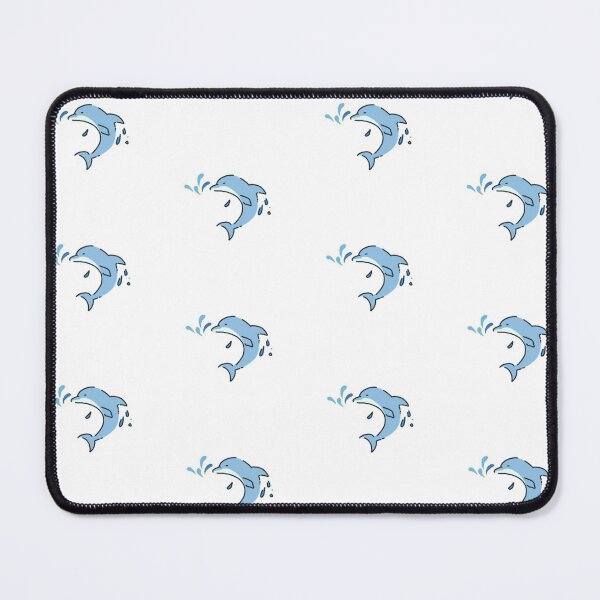Item preview, Cute Blue Dolphin Splash Illustration – Happy Ocean Animal Art designed and sold by Snapystyle.