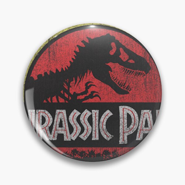 Item preview, Jurassic Park Classic Retro Red Distressed Logo designed and sold by Dipzz.