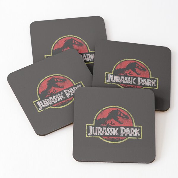 Item preview, Jurassic Park Classic Retro Red Distressed Logo designed and sold by Dipzz.