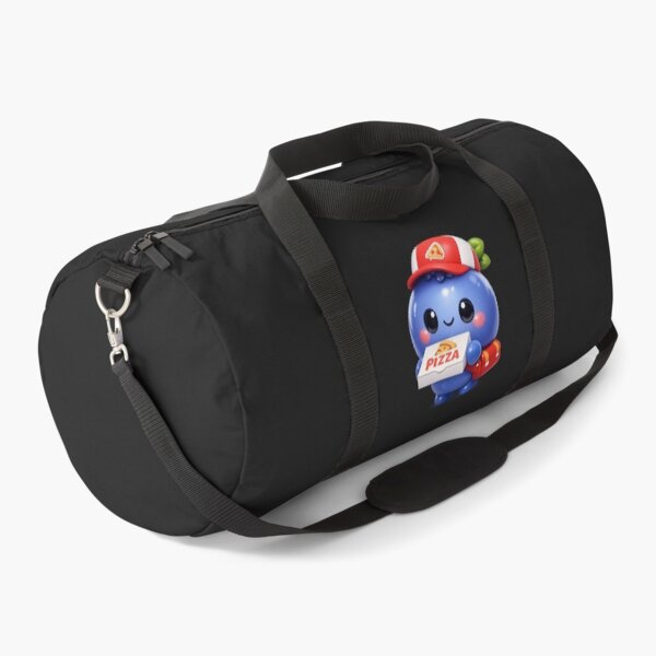 Item preview, Cute Pizza Delivery Blueberry | Kawaii Fruit Character Art designed and sold by Moons Studio.