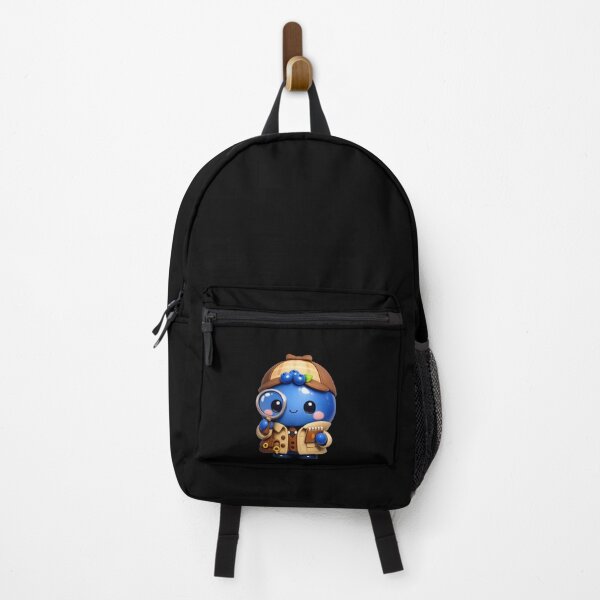 Item preview, Cute Blueberry Detective | Kawaii Fruit Character Art designed and sold by Moons Studio.