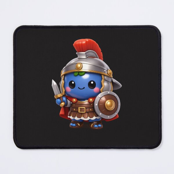 Item preview, Cute Blueberry Roman Soldier | Kawaii Fruit Warrior Character Art designed and sold by Moons Studio.