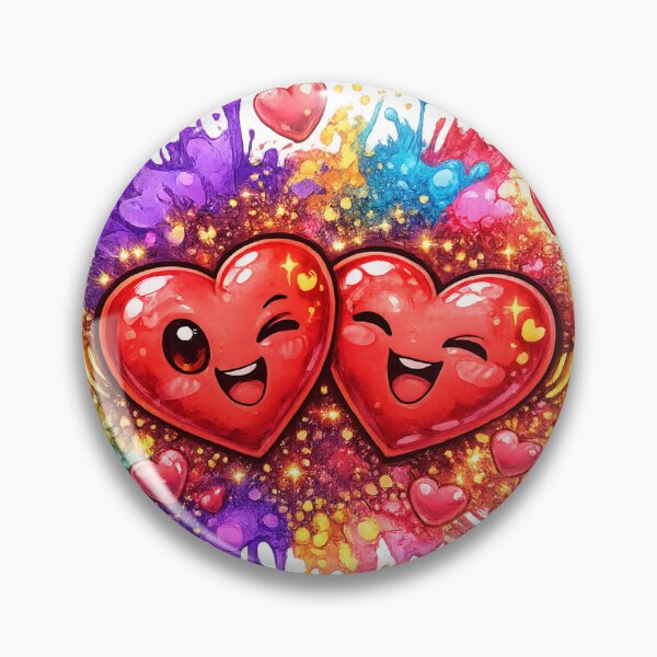 Item preview, Joyful Beating Hearts Illustration | Love & Happiness Artwork designed and sold by thesmilngnature.